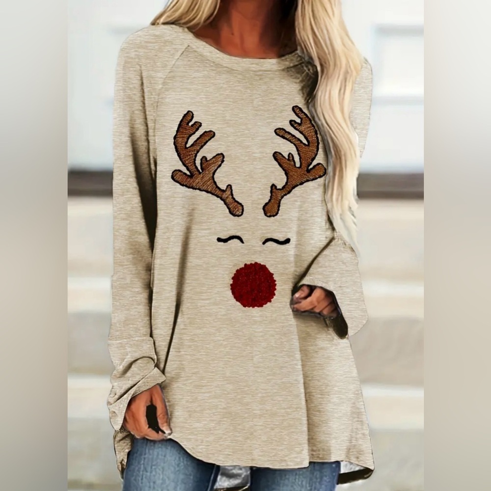 Reindeer Tunic NEW Size XL